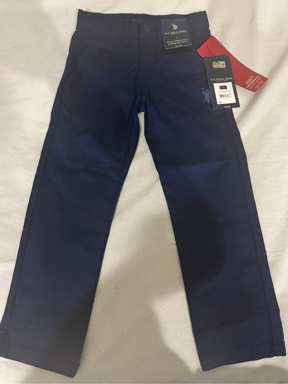 U.S. Polo Assn. Men's Navy Slim Straight Jeans